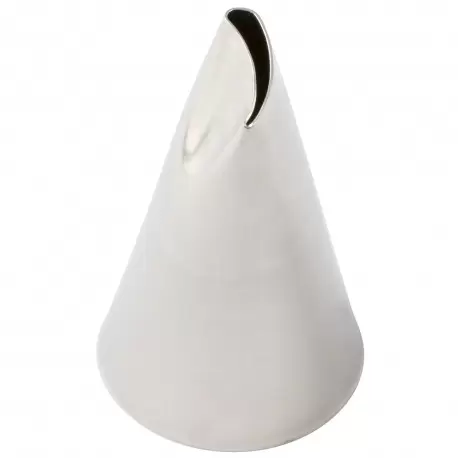 Martellato BX0120 Stainless Steel Rounded Petal Pastry Tip Nozzle - 24 mm x 43 mm - Hole 13 mm x 2 mm Roses Pastry Tips Martellato BX0120 Stainless Steel Rounded Petal Pastry Tip Nozzle - 24 mm x 43 mm - Hole 13 mm x 2 mm Roses Pastry Tips