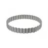 Pastry Chef's Boutique 06606 Stainless Steel Perforated Fluted Circle Tart Ring - 18 cm x 2.5 cm H Other Shaped Rings