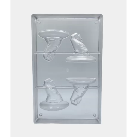 Cabrellon 14588 Polycarbonate Halloween Witch Hat Chocolate Mold - 85 x 70.5 mm - Front & Back 3D Mold - 275 x 135 mm Themed ... Cabrellon 14588 Polycarbonate Halloween Witch Hat Chocolate Mold - 85 x 70.5 mm - Front & Back 3D Mold - 275 x 135 mm Themed ...