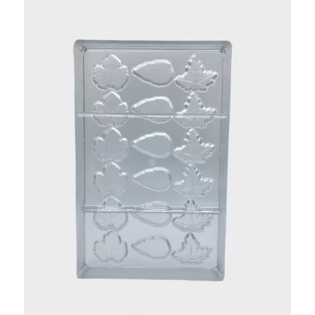 Polycarbonate 3 Autumn Fall Leaf Chocolate Mold - 3 x 6 cavity - 5gr Polycarbonate 3 Autumn Fall Leaf Chocolate Mold - 3 x 6 cavity - 5gr