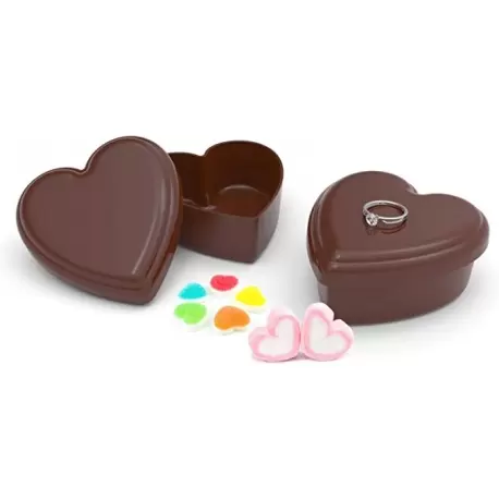 Heart Shaped Box Chocolate Mold - 85 mm x 92 mm x 42 mm Heart Shaped Box Chocolate Mold - 85 mm x 92 mm x 42 mm