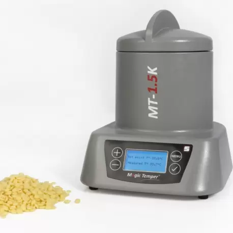 Magic Temper 1.5kg Chocolate Melting Tempering Machine - 150kg - 300kg production Magic Temper 1.5kg Chocolate Melting Tempering Machine - 150kg - 300kg production