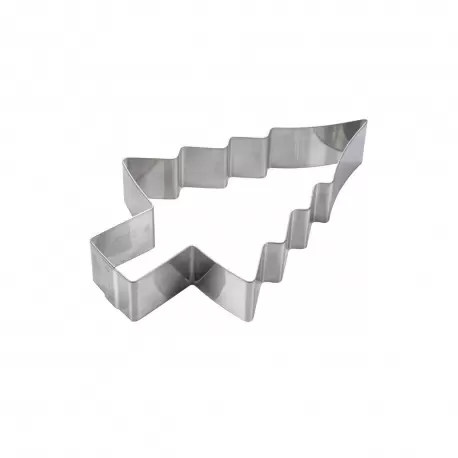 Martellato 14H4X20 Polished Steel Christmas Tree Cake Ring - 210mm x 165mm x h40mm Shaped Cake Rings Martellato 14H4X20 Polished Steel Christmas Tree Cake Ring - 210mm x 165mm x h40mm Shaped Cake Rings