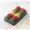 Clear Plastic Macarons Storage and Gift Boxes - 12 Macarons - Pack of 60