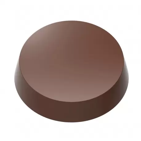 Polycarbonate Magnetic Round Base Trio Chocolate Mold by Roger Van Damme - 32mm x 32mm x 7mm - 7gr - 18 cavity - Chocolate World