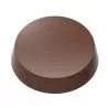 Polycarbonate Magnetic Round Base Trio Chocolate Mold by Roger Van Damme - 32mm x 32mm x 7mm - 7gr - 18 cavity - Chocolate World