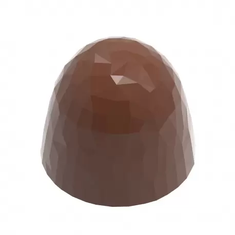 Polycarbonate Faceted Cone Chocolate Dome Mold - 29mm x 29mm x 25mm - 14.5gr - 21 cavity Polycarbonate Faceted Cone Chocolate Dome Mold - 29mm x 29mm x 25mm - 14.5gr - 21 cavity