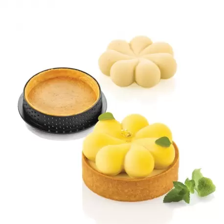Silikomart Professional Blossom Kit Tart Ring Ø 70mm by David Vidal Silikomart Professional Blossom Kit Tart Ring Ø 70mm by David Vidal