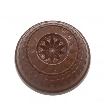Polycarbonate Half Sphere Belle Epoque Star Chocolate Mold - 30.1mm x 30.1mm x 13.55mm - 8gr - 24 cavity