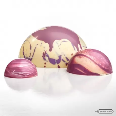 Polycarbonate Large Half Sphere Hemisphere Mold - 120mm x 60mm - 1 x 1 mold Polycarbonate Large Half Sphere Hemisphere Mold - 120mm x 60mm - 1 x 1 mold