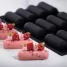 Pavoni Professional Monoportion Silicone Mold - Confy40time by Antonio Bachour - 80mm x 30mm x h 24mm - 40ml - 12 cavity