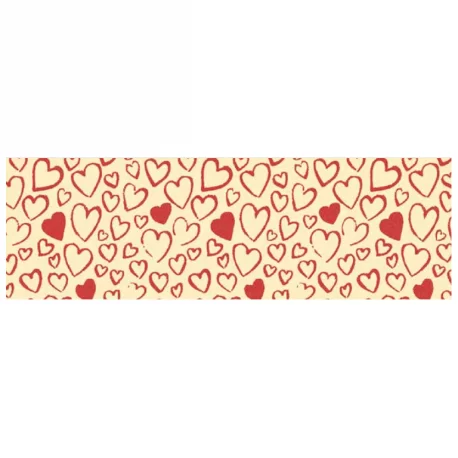 Hearts of Love 2 Chocolate Transfer Sheets - 300 mm x 400 mm - 10 sheets Hearts of Love 2 Chocolate Transfer Sheets - 300 mm x 400 mm - 10 sheets