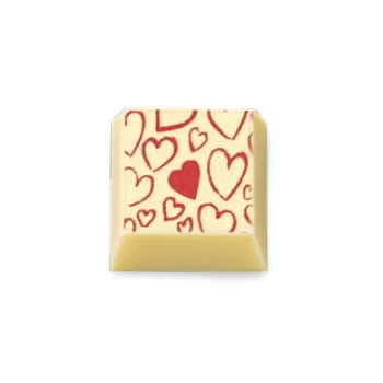 Hearts of Love 2 Chocolate Transfer Sheets - 300 mm x 400 mm - 10 sheets