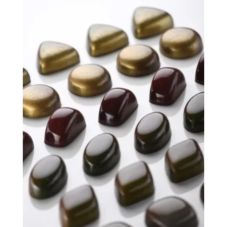 Pavoni Polycarbonate Chocolate Mold - Davide Comaschi for Murano - 0 33mm x h 13mm - 10 gr - 24 cavity Pavoni Polycarbonate Chocolate Mold - Davide Comaschi for Murano - 0 33mm x h 13mm - 10 gr - 24 cavity