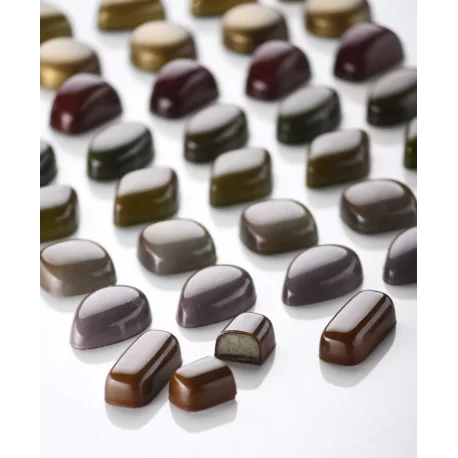Pavoni Polycarbonate Chocolate Mold - Davide Comaschi for Murano - 0 33mm x h 13mm - 10 gr - 24 cavity Pavoni Polycarbonate Chocolate Mold - Davide Comaschi for Murano - 0 33mm x h 13mm - 10 gr - 24 cavity