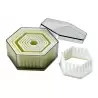 Pastry Chef's Boutique 2292 Set of 9 Fluted Hexagonal Dough Cutters Polyglass Cookie Cutters