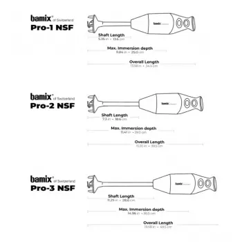 Bamix Professional Gastro Pro-2 G200 Immersion Blenders (200 Watts)