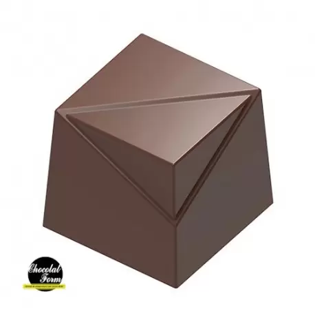 Chocolat Form CF0234 Polycarbonate Chocolate CUBE Indented Mold - 20x20x18 mm - 8 gr - 3x7 cav -135x275x24mm Modern Shaped Molds Chocolat Form CF0234 Polycarbonate Chocolate CUBE Indented Mold - 20x20x18 mm - 8 gr - 3x7 cav -135x275x24mm Modern Shaped Molds