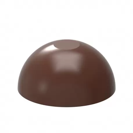 Polycarbonate Flattened Sphere Chocolate Mold by Martin Diez - 30 x 30 x 14.5 mm - 8.5gr - 3x8 Cavity - 275x135x24mm - Chocolate World