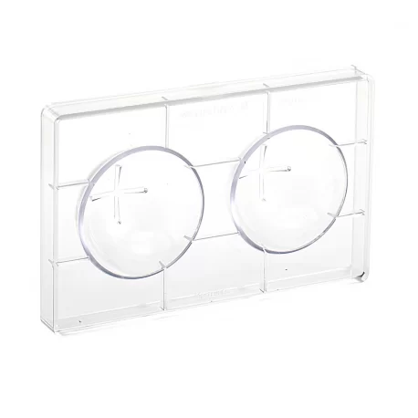 Martellato MA5002 Polycarbonate Chocolate Hemisphere Half Sphere - 90 gr approx - Ø 100mm - 2 Cavity Sphere & Domes Molds Martellato MA5002 Polycarbonate Chocolate Hemisphere Half Sphere - 90 gr approx - Ø 100mm - 2 Cavity Sphere & Domes Molds