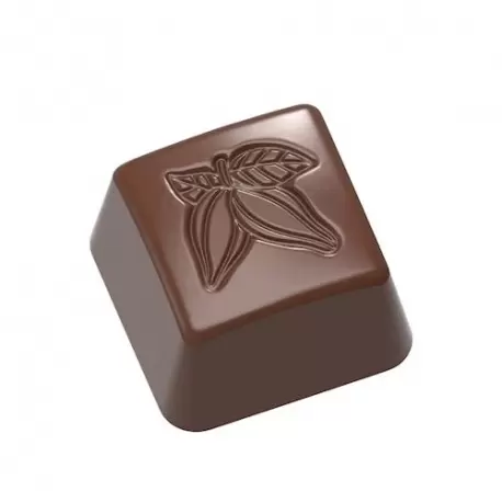 Chocolate World CW1637 Polycarbonate Cocoa Bean Stamp Praline Chocolate Mold - 26 x 26 x 16 mm - 10gr - 3x8 Cavity - 275x135x... Chocolate World CW1637 Polycarbonate Cocoa Bean Stamp Praline Chocolate Mold - 26 x 26 x 16 mm - 10gr - 3x8 Cavity - 275x135x...