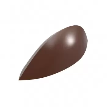 Polycarbonate The Honore by the Dutch Pastry Team Chocolate Mold - 54 x 22 x 20 mm - 10.5gr - 2x9 Cavity - 275x135x24mm