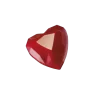 Martellato MA1993 Polycarbonate Chocolate Heart Diamond Gems Mold - 33x33x15mm - 10gr - 24 pcs Valentine's Molds