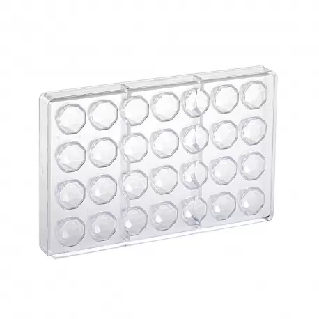 Martellato MA1521 Polycarbonate Small Geometric Diamond Chocolate Mold - 28mm x 28mm x 18 mm - 10gr - 24 Cavity Modern Shaped... Martellato MA1521 Polycarbonate Small Geometric Diamond Chocolate Mold - 28mm x 28mm x 18 mm - 10gr - 24 Cavity Modern Shaped...