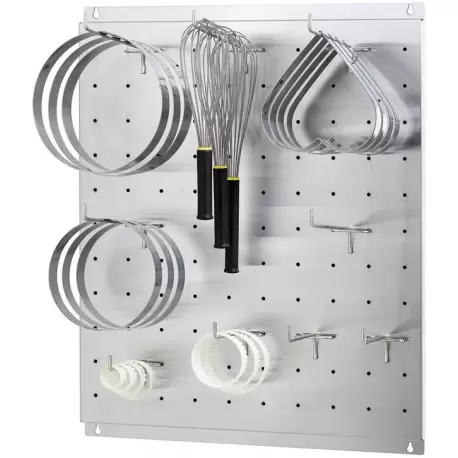 Matfer Bourgeat Stainless Steel Hooks for Utensil Holder Wall Storage - 300mm - Pack of 3 hooks Matfer Bourgeat Stainless Steel Hooks for Utensil Holder Wall Storage - 300mm - Pack of 3 hooks
