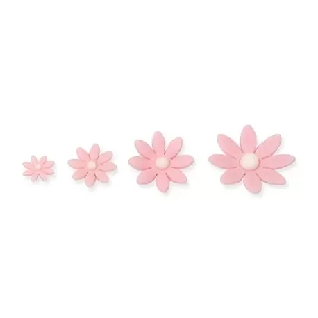 PME DA634 PME Flower Daisy Marguerite Plunger Cutters Assorted Sizes - Set of 4 - 13mm - 20mm - 27mm - 35mm Fondant Cutters &... PME DA634 PME Flower Daisy Marguerite Plunger Cutters Assorted Sizes - Set of 4 - 13mm - 20mm - 27mm - 35mm Fondant Cutters &...