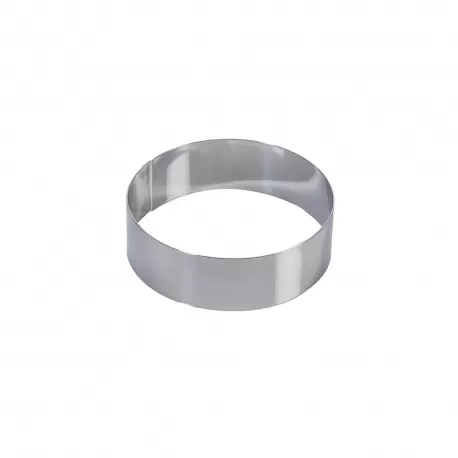 Martellato 1H5X16 Martellato Stainless Steel Round Pastry Cake Ring - 160 x 50 mm - 1005ml Mousse Rings - 1 3/4''' - 2'' High... Martellato 1H5X16 Martellato Stainless Steel Round Pastry Cake Ring - 160 x 50 mm - 1005ml Mousse Rings - 1 3/4''' - 2'' High...