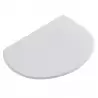 Martellato 50RTF2 Rounded Flat Bottom Plastic Scraper - 150mm x 110mm Plastic Scrapers