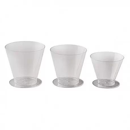 Small Disposable Verrine Glasses - 90ml - 100 pcs Small Disposable Verrine Glasses - 90ml - 100 pcs