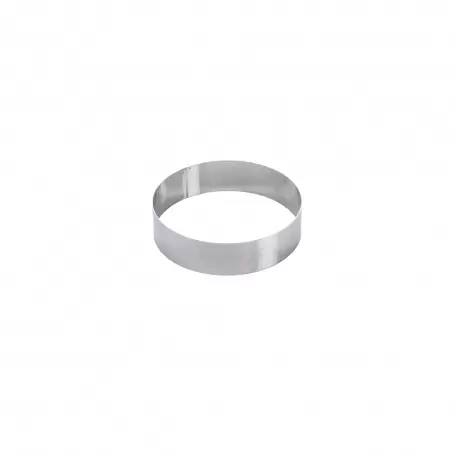 Martellato 40-W087 Extra Large Stainless Steel Cake Pastry Entremet Rings - 19.5 x 5 cm Extra High Wedding Cake Ring Martellato 40-W087 Extra Large Stainless Steel Cake Pastry Entremet Rings - 19.5 x 5 cm Extra High Wedding Cake Ring