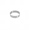Martellato 40-W087 Extra Large Stainless Steel Cake Pastry Entremet Rings - 19.5 x 5 cm Extra High Wedding Cake Ring