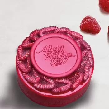 Martellato Small Happy Valentine's Day Chocolate Decoration Stamp Tool by Frank Haasnoot - 30mm
