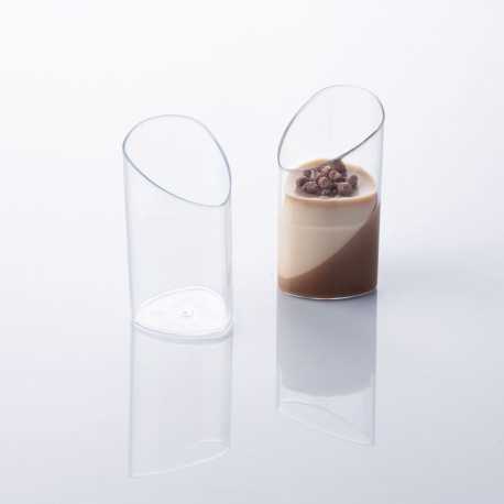 Disposable Verrine Tall Glasses - 2.4 oz. -1.625 x1.625 x 3.375 - 100pcs Disposable Verrine Tall Glasses - 2.4 oz. -1.625 x1.625 x 3.375 - 100pcs