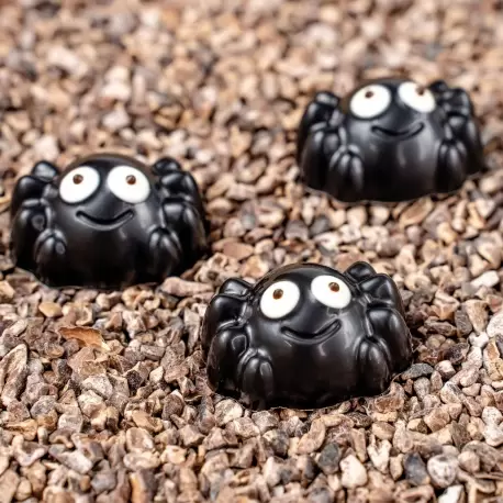Halloween Chocolate Whisky Spider Praline Mold - 34mm x 26mm x h 17mm - 20 cavity - 8.6 gr Halloween Chocolate Whisky Spider Praline Mold - 34mm x 26mm x h 17mm - 20 cavity - 8.6 gr