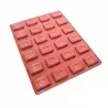 SILMAE Professional Silicone Pastry Mold - Mini Petit Beurre - 52x42x12 mm - 24 cavity - 22ml - Mae