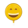 Hans Brunner HB-9133-PC Thermoformed Polycarbonate Chocolate Lollipop Mold - Lolly Happy - 55 x 55 x 10 mm - 25 gr - 4 caviti...