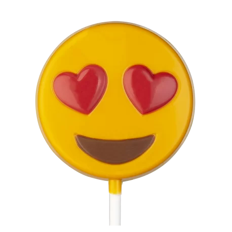 Hans Brunner HB-9134-PC Polycarbonate Chocolate Lollipop Mold - Smiley Emoji - 55 x 55 x 11 mm - 25 gr Valentine's Molds Hans Brunner HB-9134-PC Polycarbonate Chocolate Lollipop Mold - Smiley Emoji - 55 x 55 x 11 mm - 25 gr Valentine's Molds