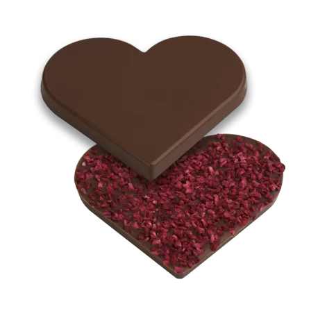 Hans Brunner HB-9115-PC Thermoformed Polycarbonate Chocolate Tablet Mold - Heart - 107 x 123 x 10 mm -100 gr - 2 cavities - 2... Hans Brunner HB-9115-PC Thermoformed Polycarbonate Chocolate Tablet Mold - Heart - 107 x 123 x 10 mm -100 gr - 2 cavities - 2...