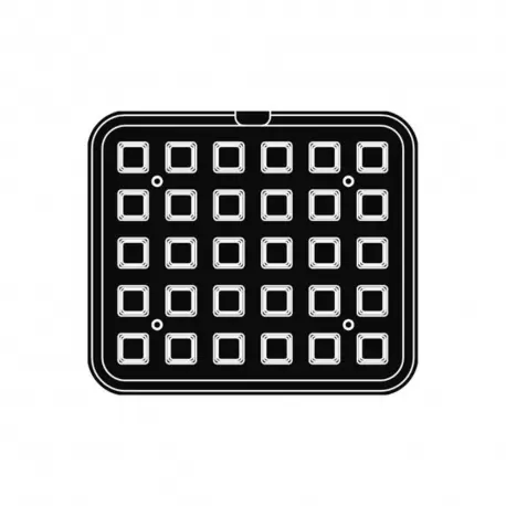 PAVONI Cookmatic PIASTRA-46 Round Plates - 30 Cavities - Plates Only