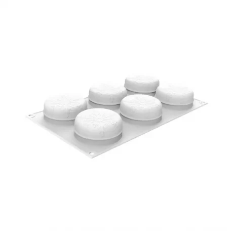 Silikomart Professional Snow NEVE 110 Single Portion Mold - Ø 70mm x h 30mm - 660ml Silikomart Professional Snow NEVE 110 Single Portion Mold - Ø 70mm x h 30mm - 660ml