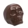 Polycarbonate 3D Skull Head Chocolate Mold - Double Mold - 56.5mm x 55mm x h 70mm - 2 x 3 cavity layout - 140gr - Chocolate World