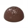 Polycarbonate Half Sphere Moon Terrain Dome Chocolate Mold by Nora Chokladskola - 30mm x 30mm x h 15mm - 21 cavity - 8.4gr