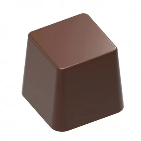 Polycarbonate Rectangular Hollow Chocolate Cup Mold - 31.5mm x 31.5mm x h 29mm - 24 cavity - 30gr - Pastry Chef's Boutique
