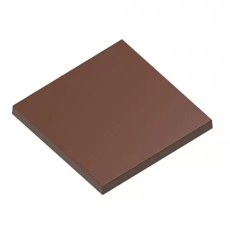 Polycarbonate Square Tablet Chocolate Mold - 80mm x 80mm x h 6.5mm - 3 cavity - 50gr Polycarbonate Square Tablet Chocolate Mold - 80mm x 80mm x h 6.5mm - 3 cavity - 50gr