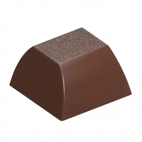 Pastry Chef's Boutique CW12093 Polycarbonate Small Structured Texture Block Chocolate Mold - 28.5m x 28.5mm x h 17mm - 21 cav... Pastry Chef's Boutique CW12093 Polycarbonate Small Structured Texture Block Chocolate Mold - 28.5m x 28.5mm x h 17mm - 21 cav...