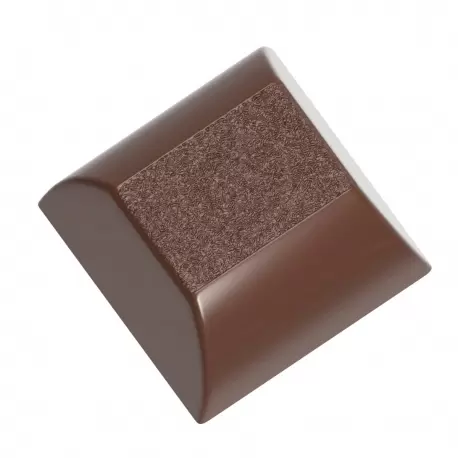Pastry Chef's Boutique CW12093 Polycarbonate Small Structured Texture Block Chocolate Mold - 28.5m x 28.5mm x h 17mm - 21 cav... Pastry Chef's Boutique CW12093 Polycarbonate Small Structured Texture Block Chocolate Mold - 28.5m x 28.5mm x h 17mm - 21 cav...